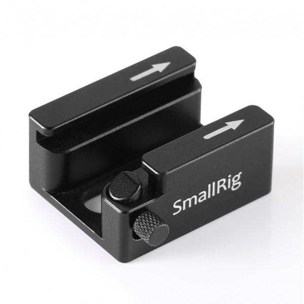 SmallRig Cold Shoe Mount Adapter with Anti-off But...